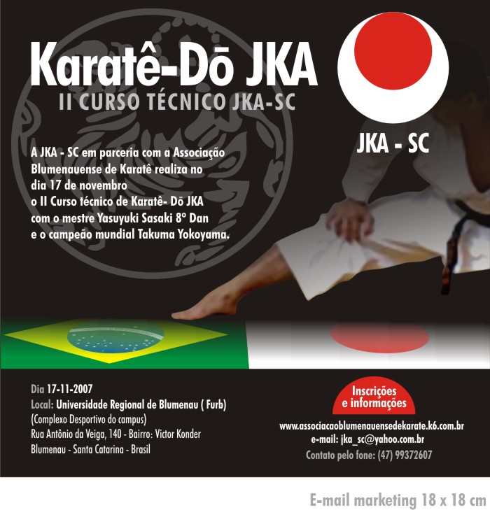 Karatê Dô Jka Sc A “japan Karate Association” Em Santa Catarina